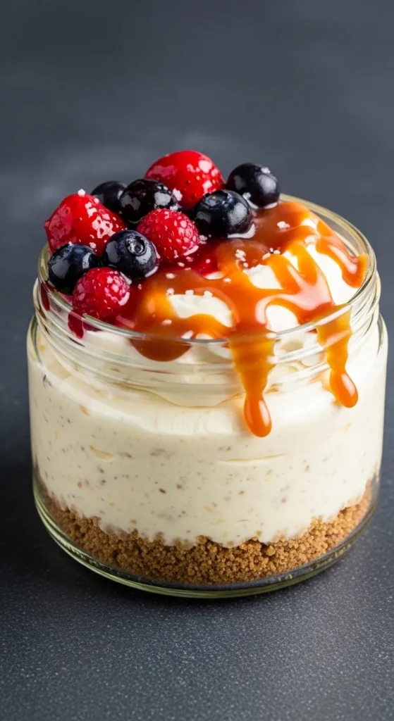 Mini Cheesecake in a Jar