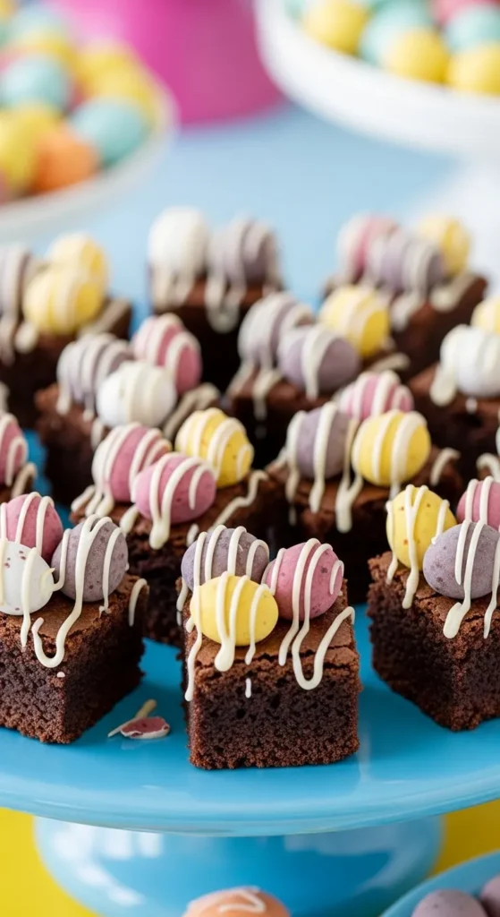 Mini Eggs Brownie Bites