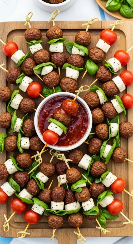 Mini Meatball Skewers