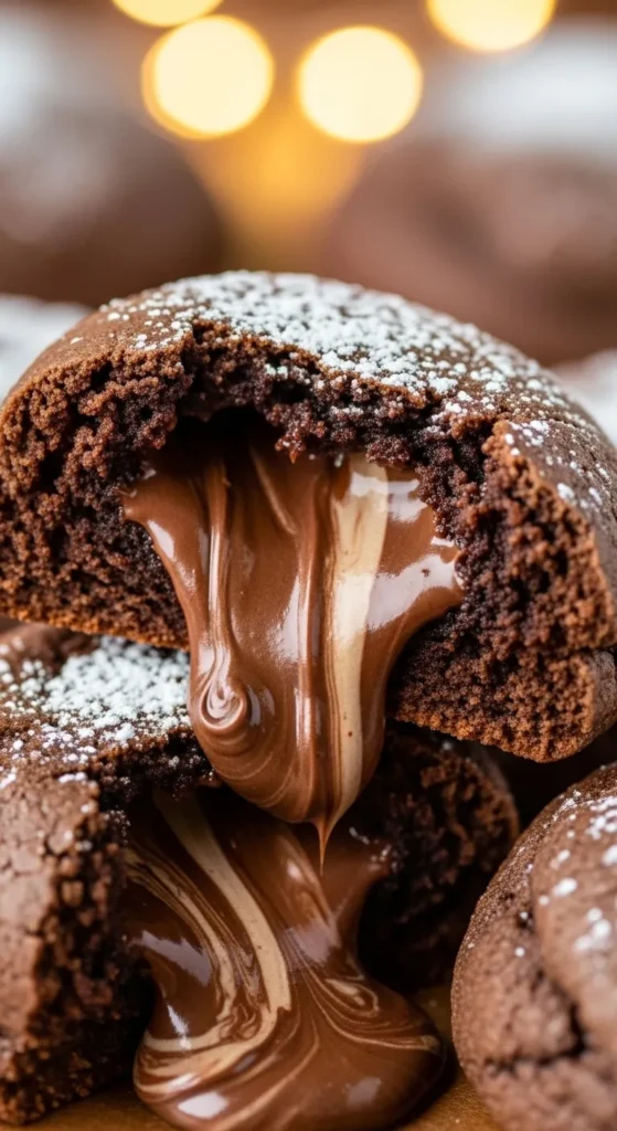 Nutella Filled Cookies