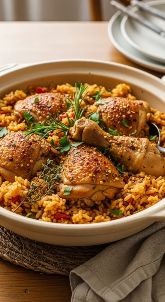 One Pot Summer Chicken Rice