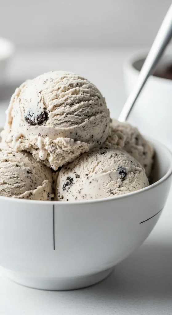 Protein Cookies and Cream Ice Cream