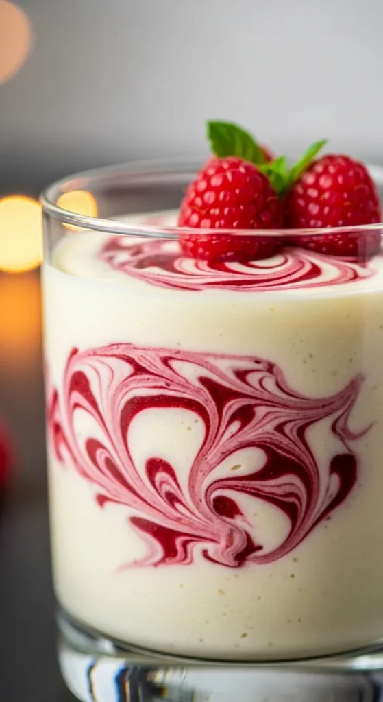 Raspberry Swirl Mousse