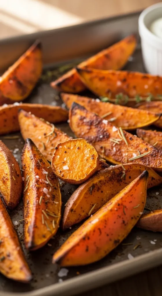Roasted Sweet Potato Wedges