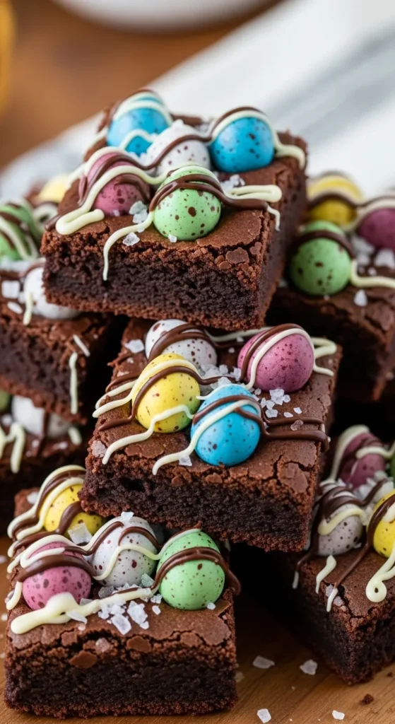 Salted Mini Eggs Brownies