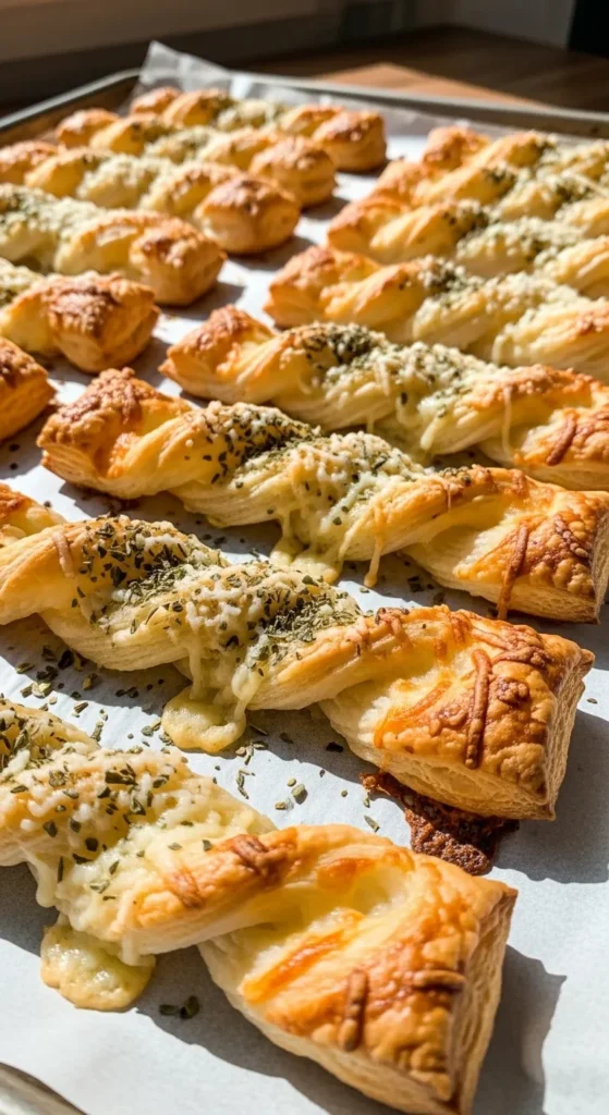 Savory Puff Pastry Twists