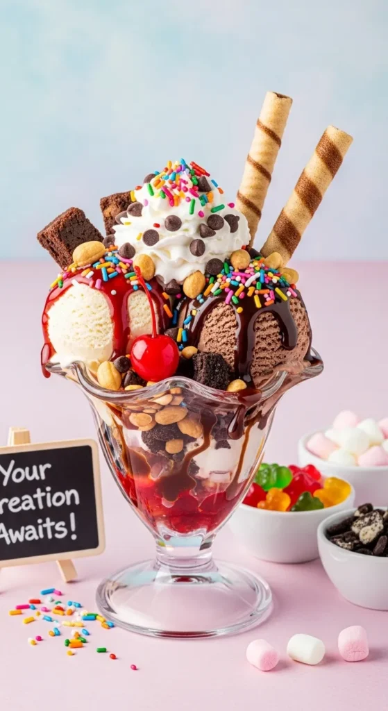 Single Serve Ice Cream Sundae