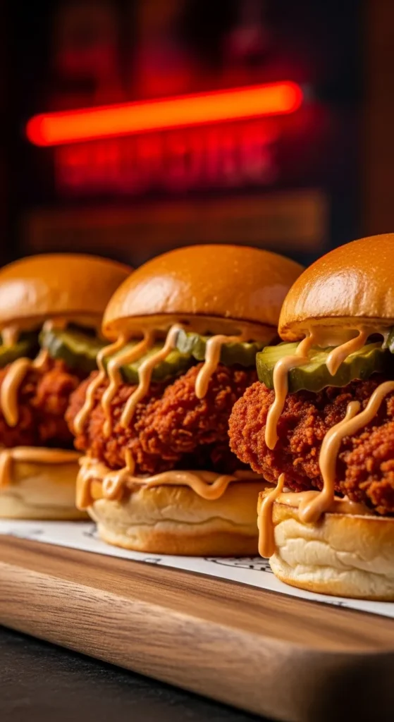 Spicy Chicken Sliders