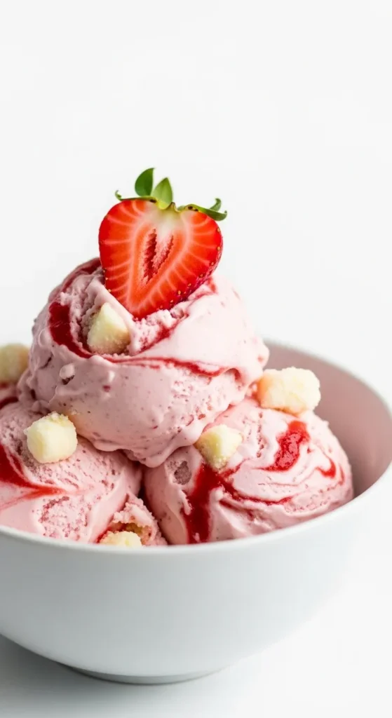 Strawberry Cheesecake Protein Ice Cream