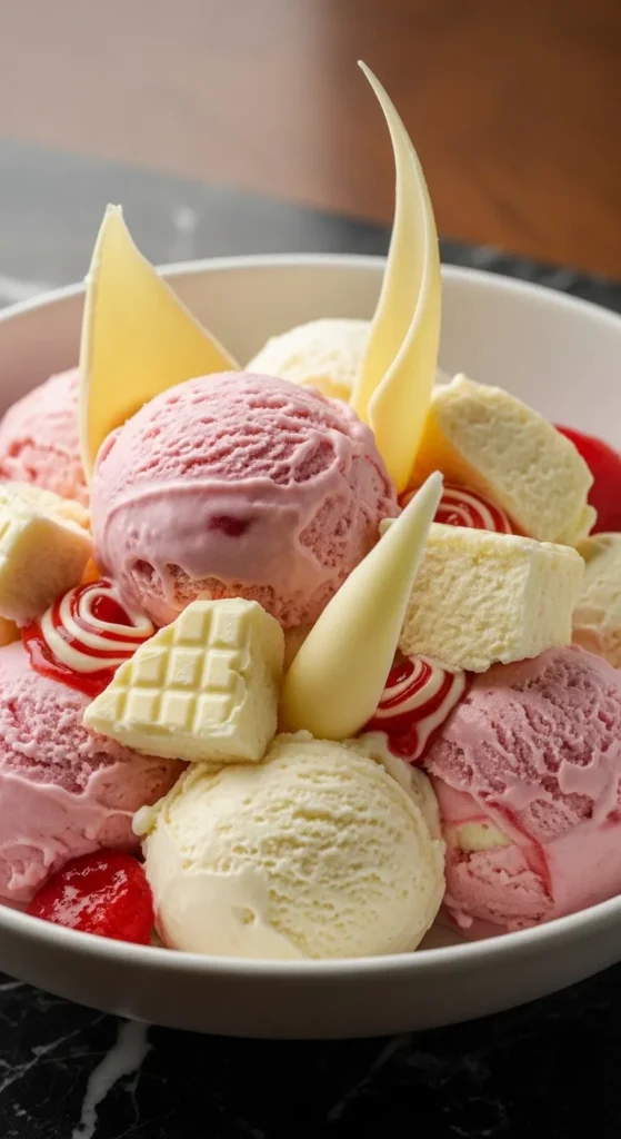 Strawberry Cheesecake with White Chocolate
