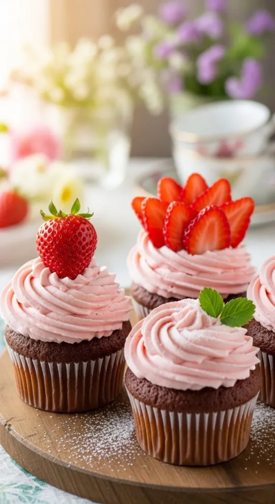 Strawberry Cupcakes