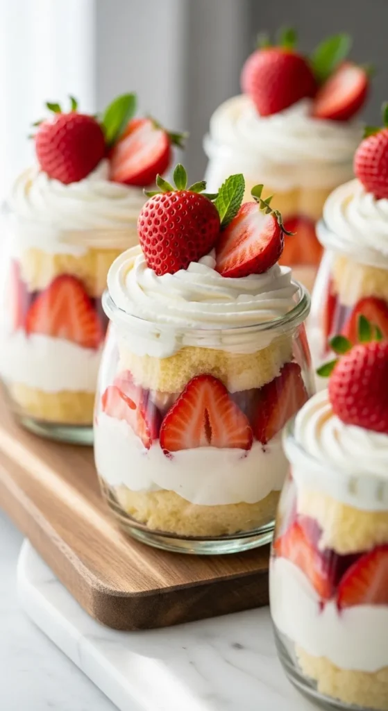 Strawberry Shortcake Cups