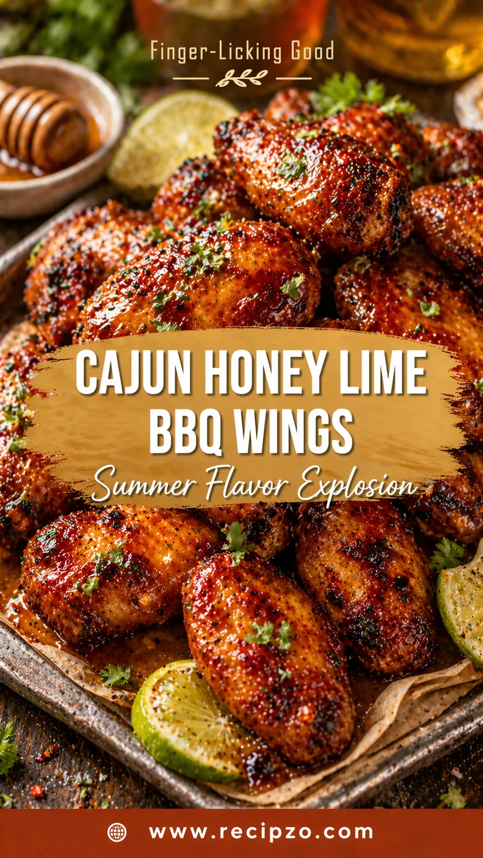Summer BBQ Wings Cajun Honey Lime Flavor