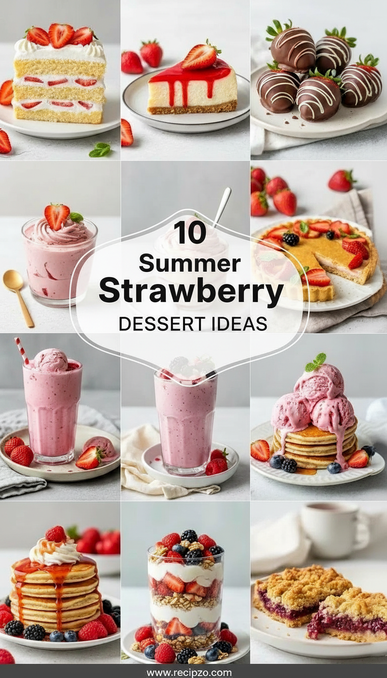 Summer Strawberry Dessert Ideas