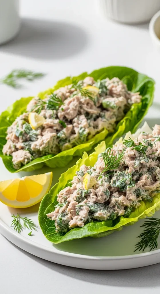 Tuna Salad Lettuce Wrap