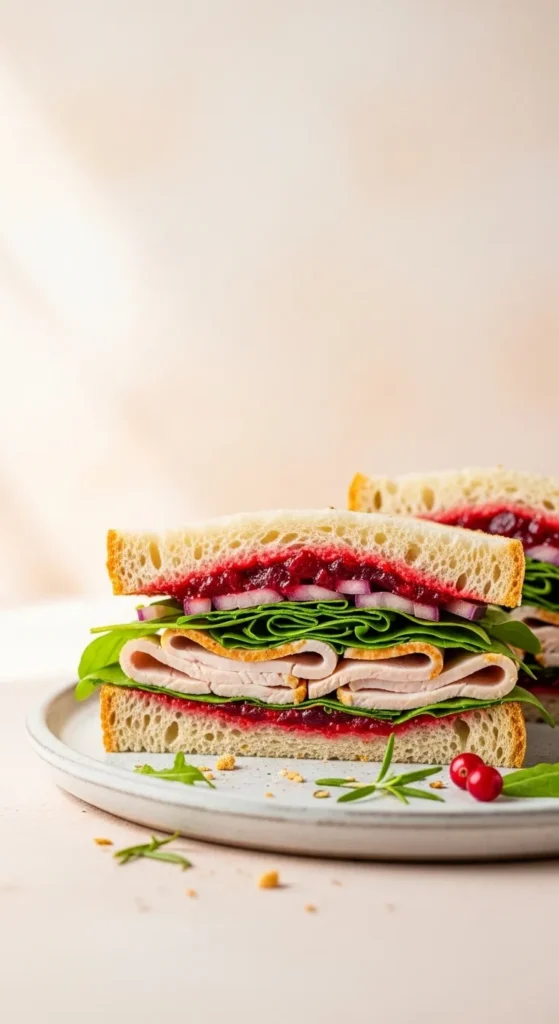 Turkey and Cranberry Sandwich