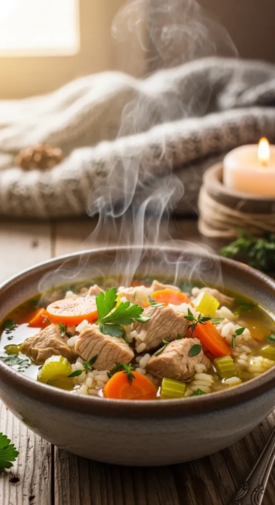 Turkey and Rice Soup