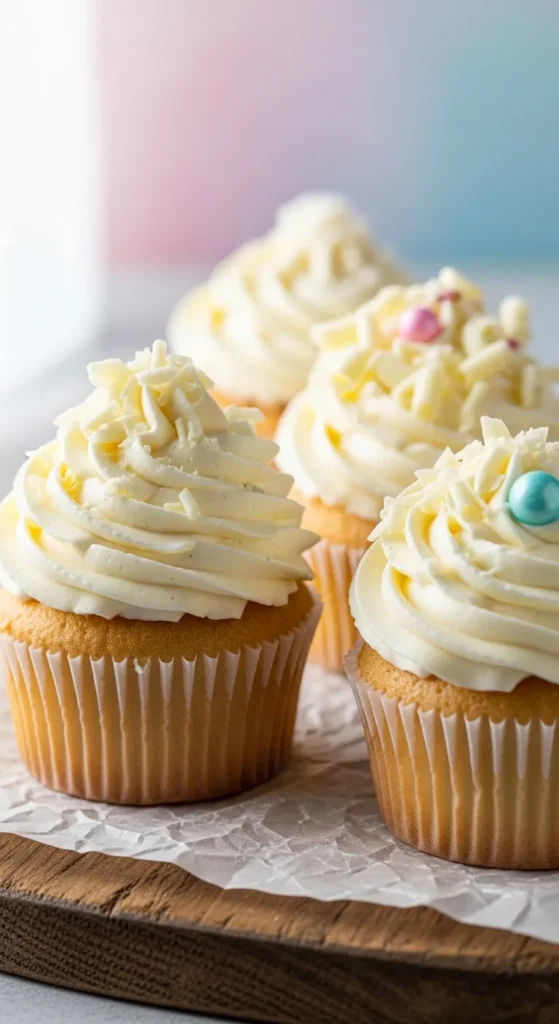 White Chocolate Cupcakes