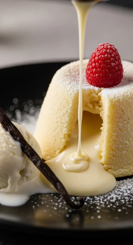 White Chocolate Lava Cake