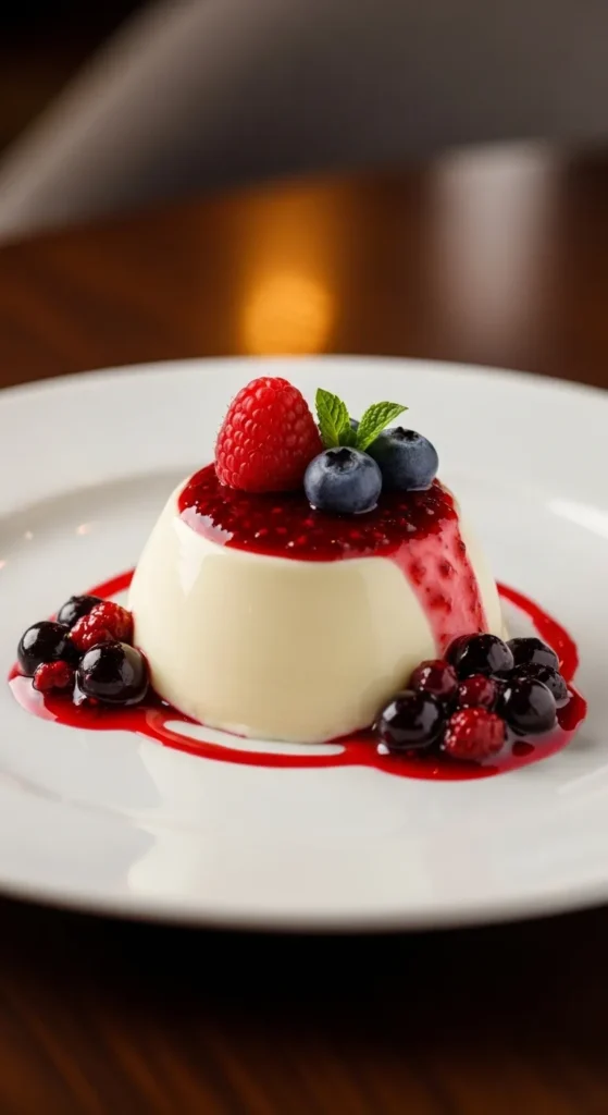 White Chocolate Panna Cotta