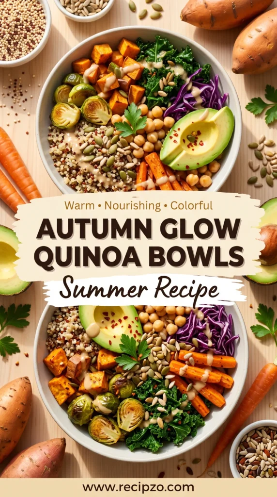 Autumn Glow Quinoa Bowls Summer Recipe