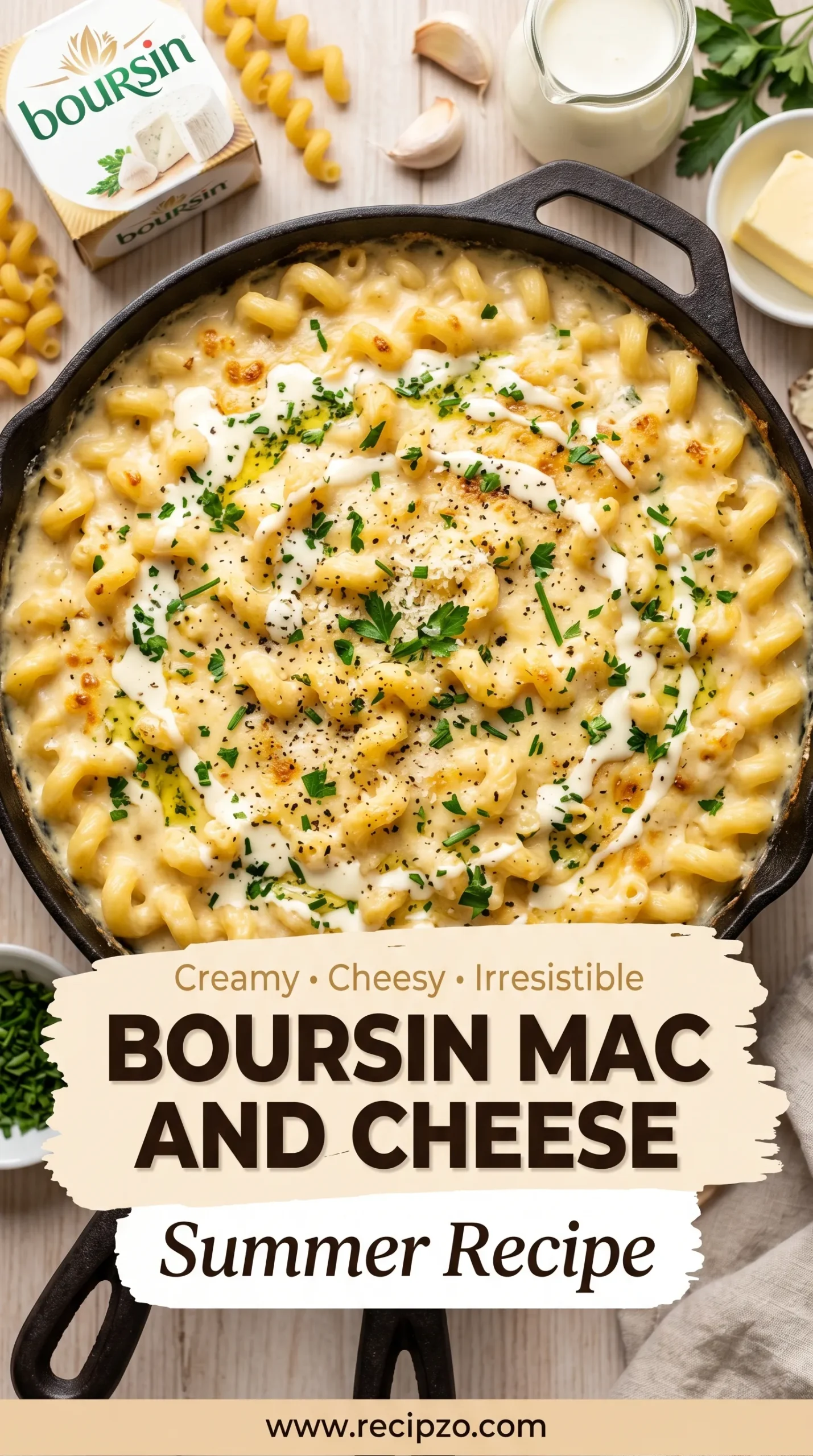 Boursin Mac and Cheese Summer Recipe