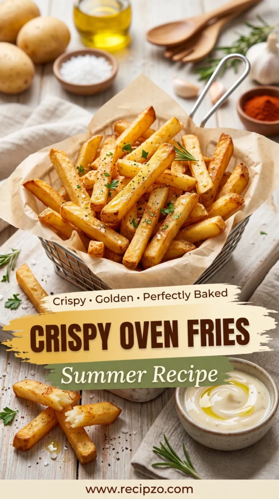 Crispy Oven Fries Summer Recipe