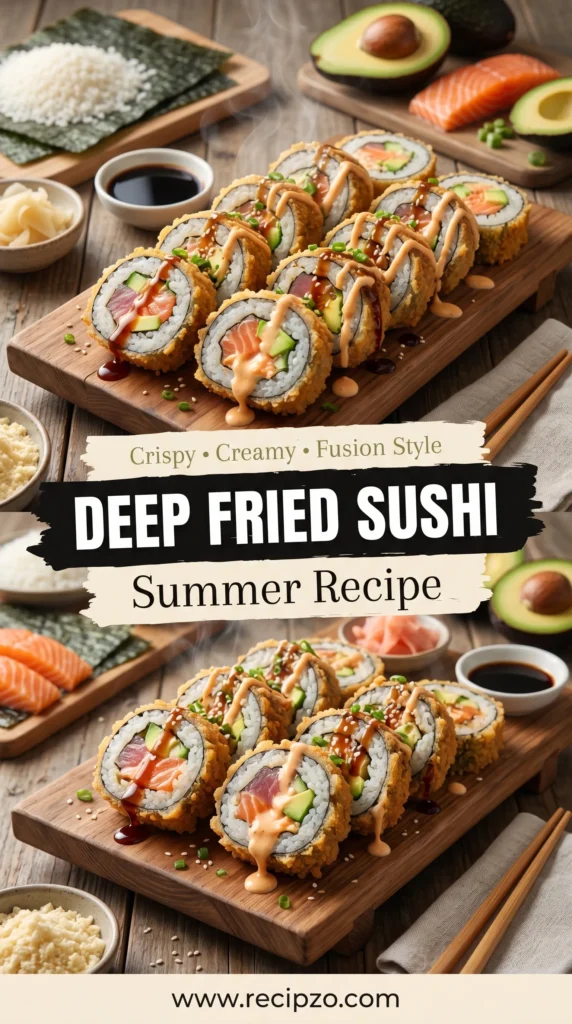 Deep Fried Sushi Summer Recipe