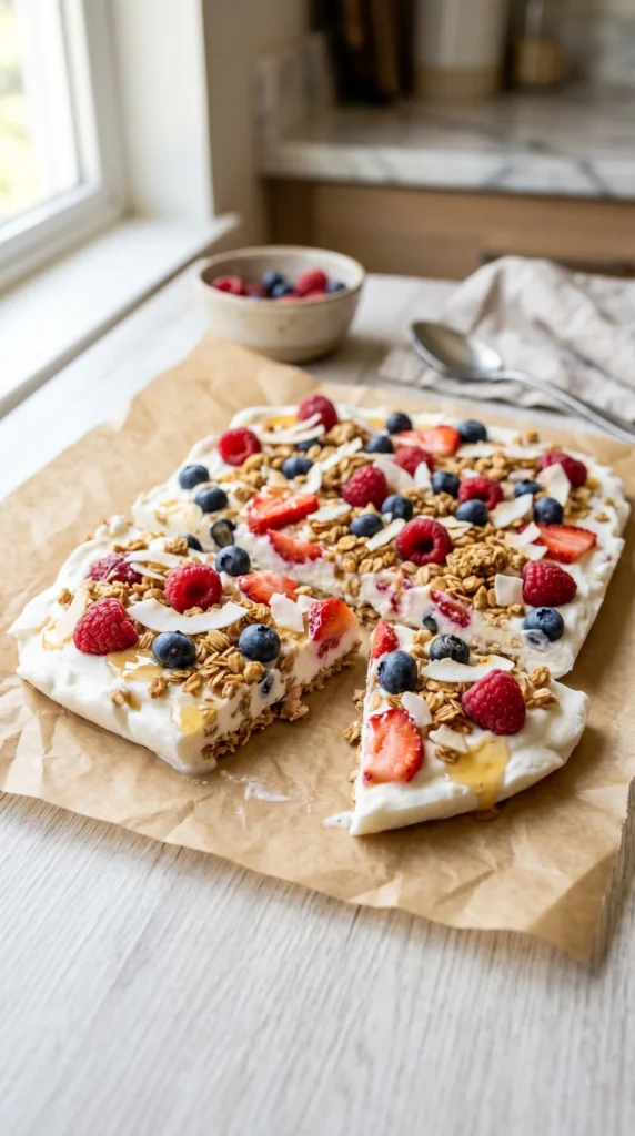 Frozen Yogurt Bark