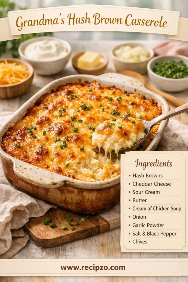 Grandma’s Hash Brown Casserole Summer recipe
