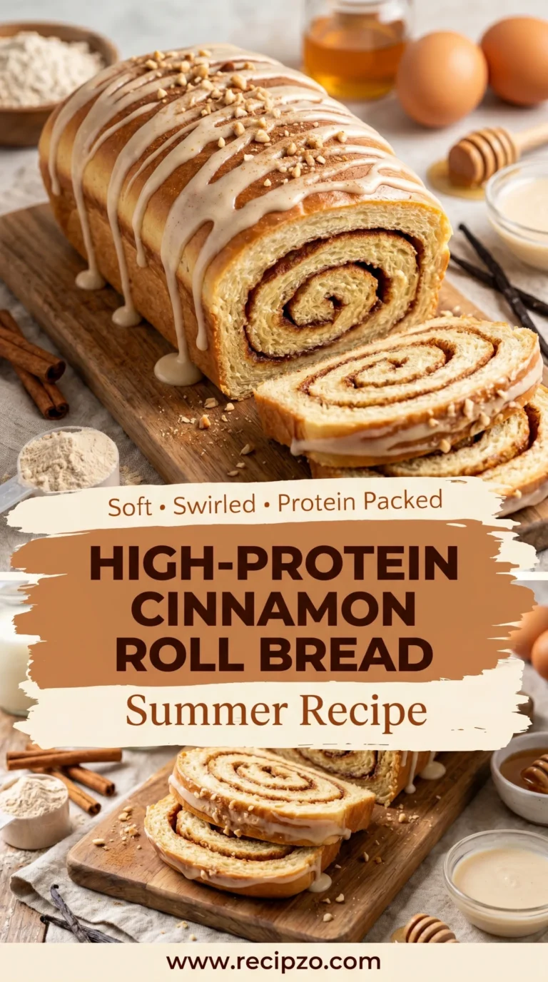 High-Protein Cinnamon Roll Bread Summer Recipe