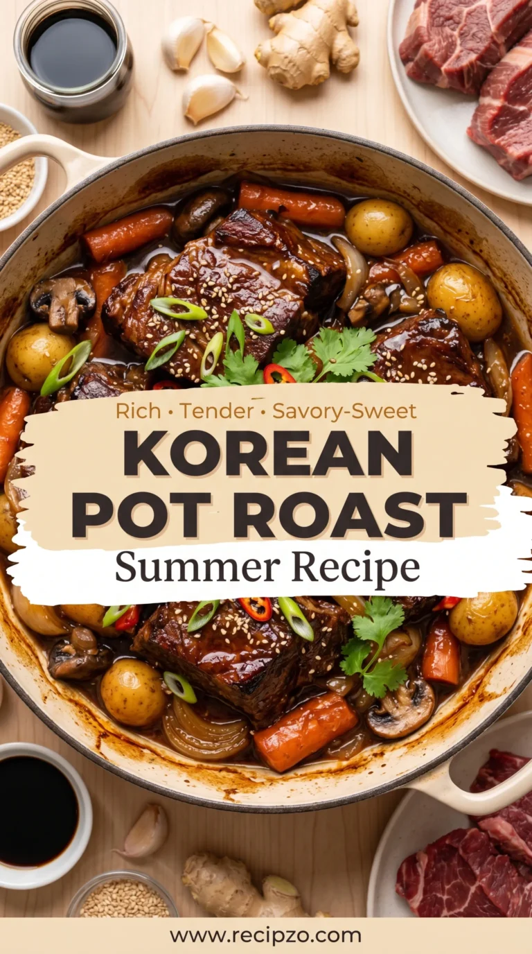 Korean Pot Roast Summer Recipe