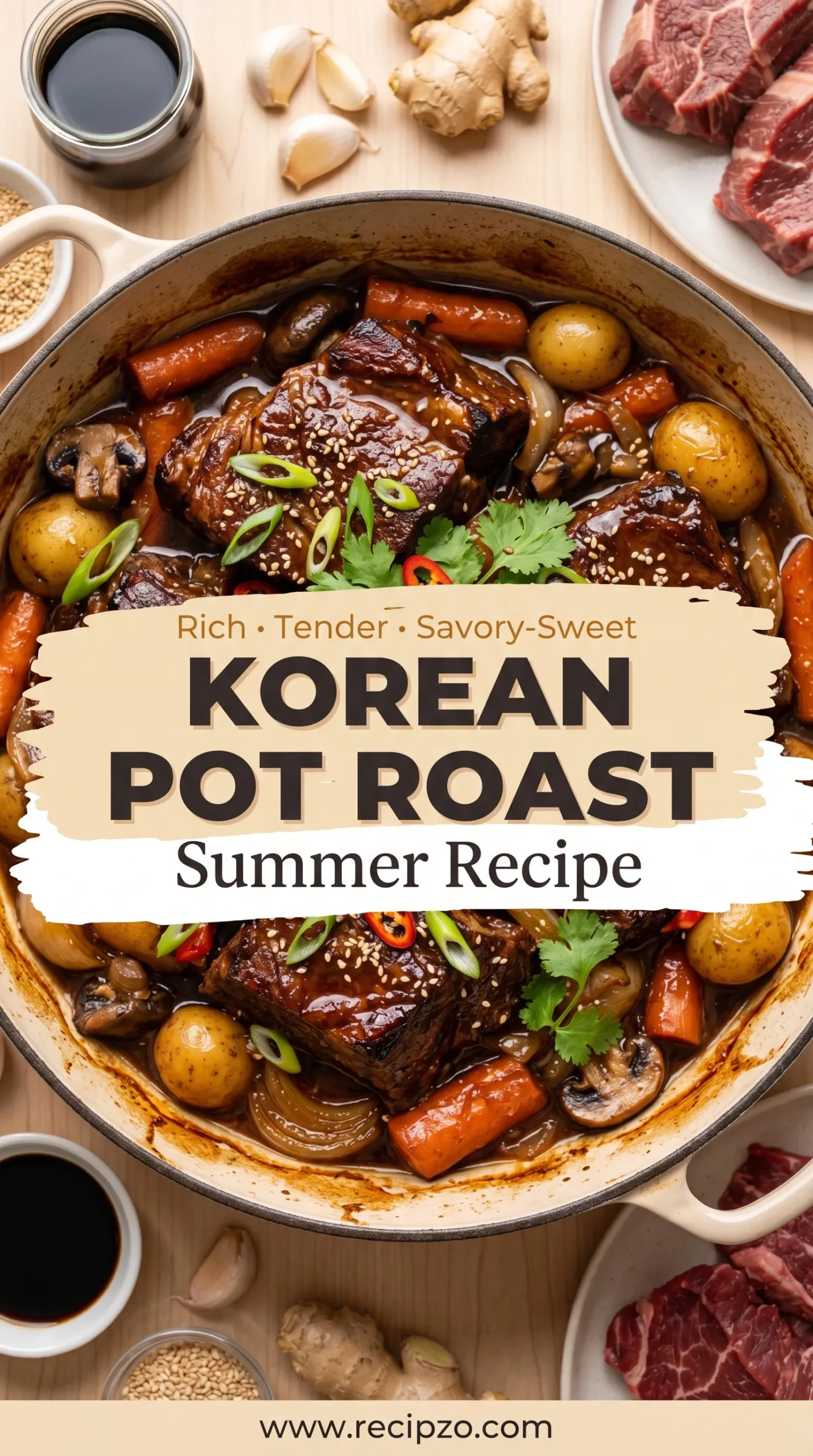 Korean Pot Roast Summer Recipe