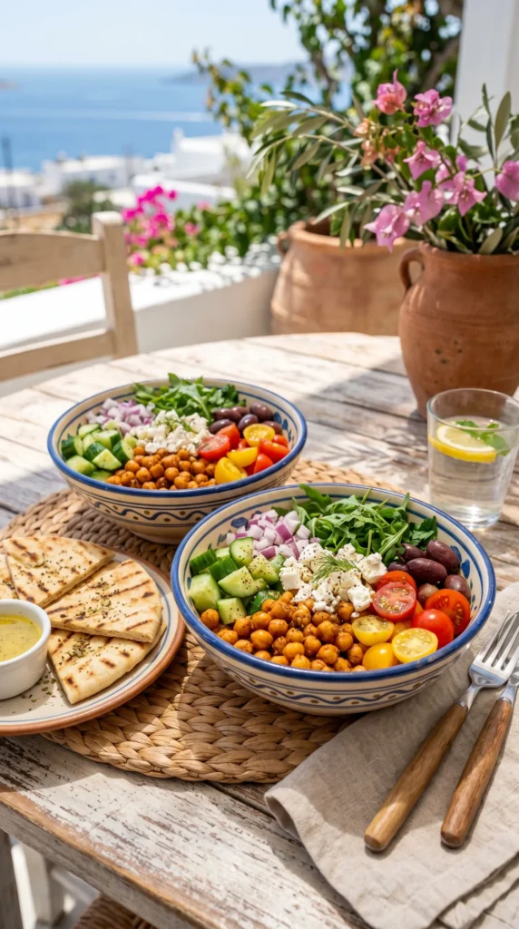 Mediterranean Chickpea Bowls