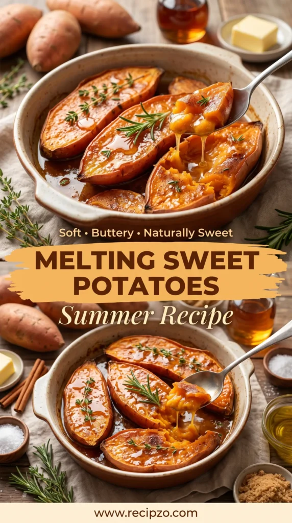 Melting Sweet Potatoes Summer Recipe