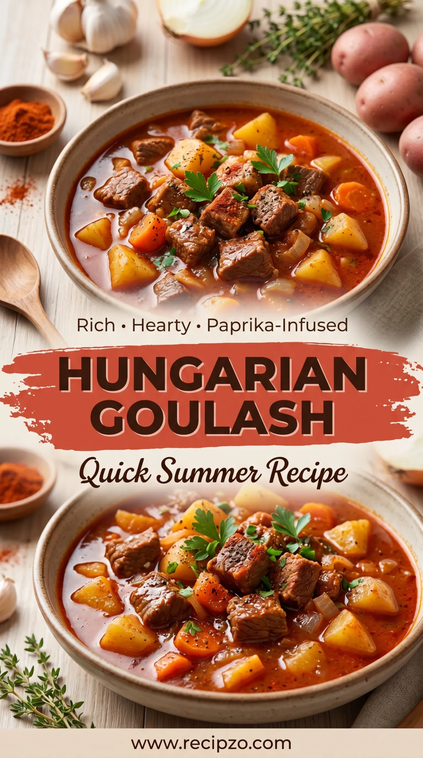 Quick Summer Hungarian Goulash Recipe