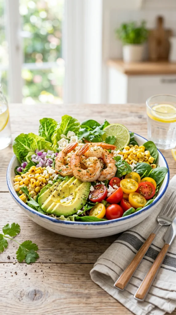 Shrimp Avocado Summer Salad