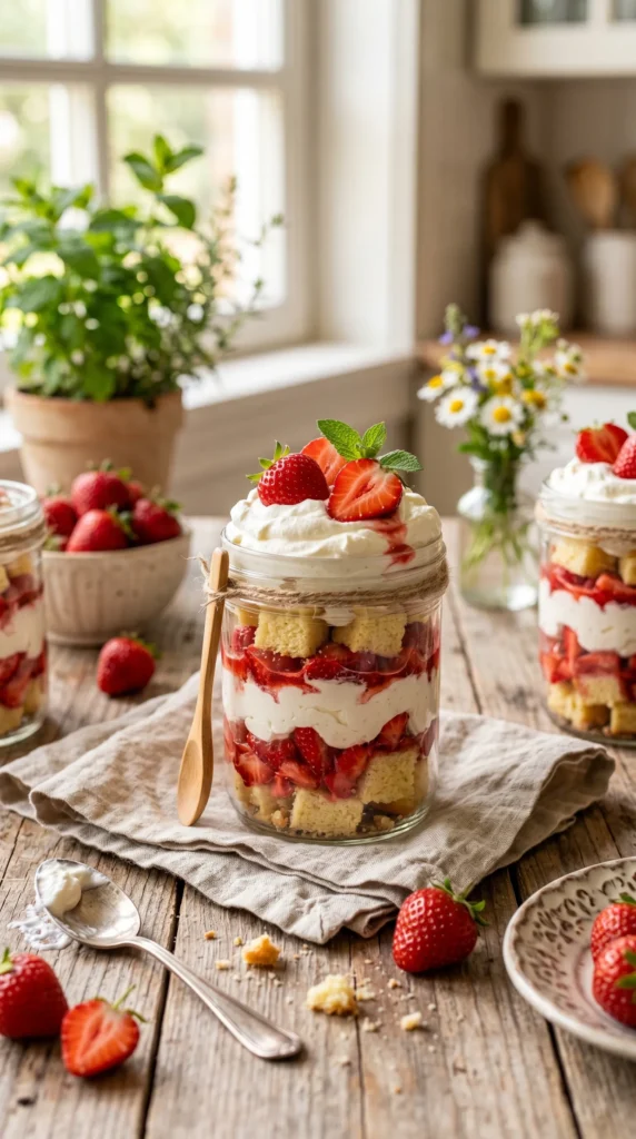 Strawberry Shortcake Cups