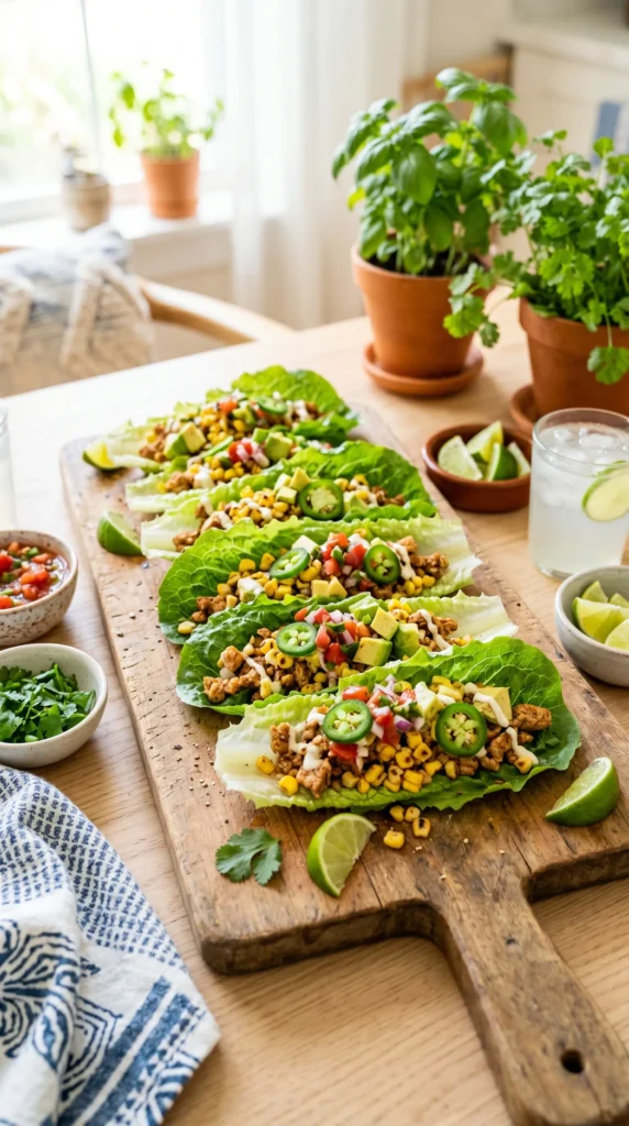 Summer Taco Lettuce Wraps