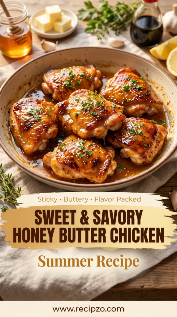Sweet and Savory Honey Butter Chicken Summer Recipe