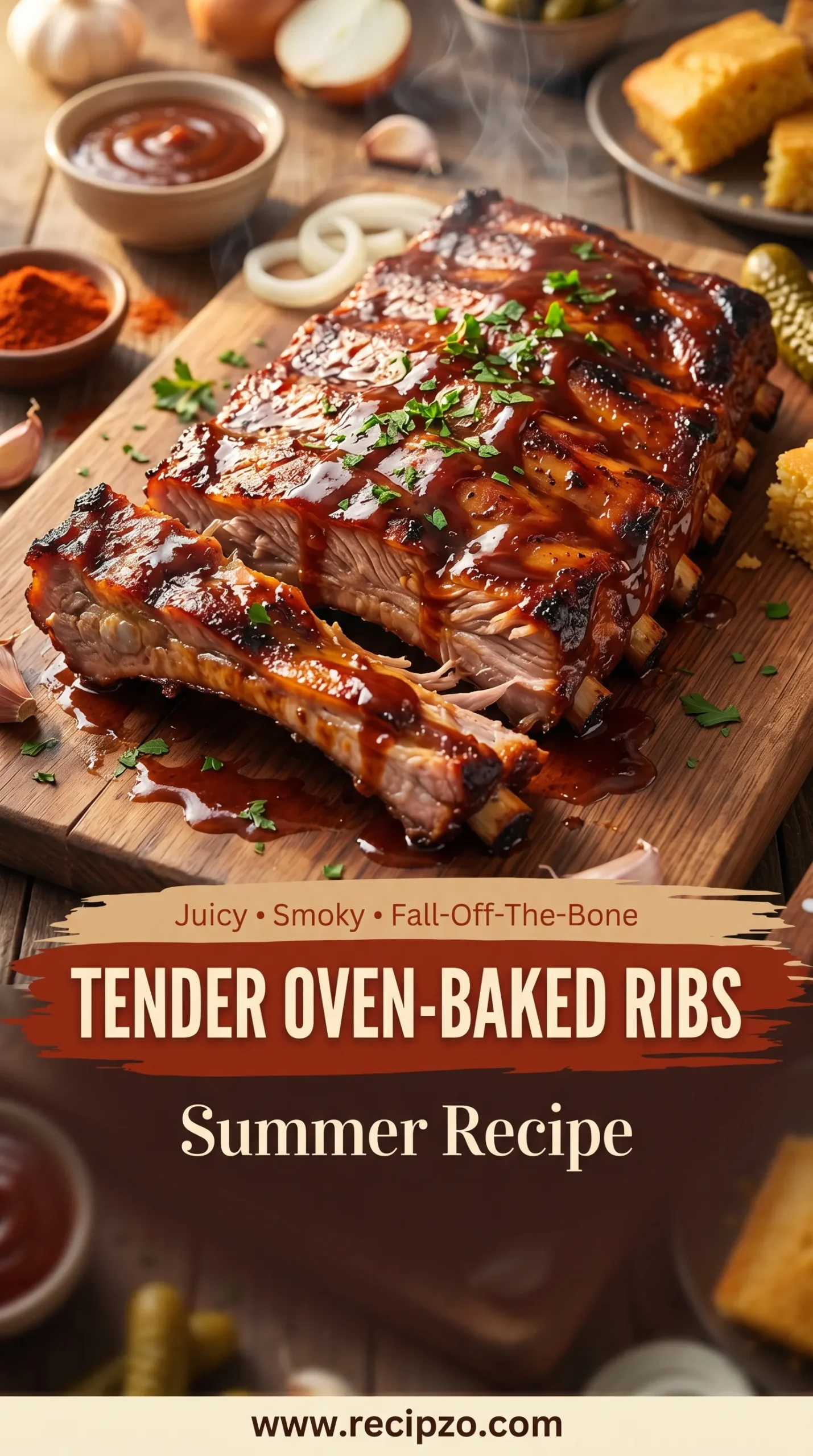 Tender Oven-Baked Ribs Summer Recipe