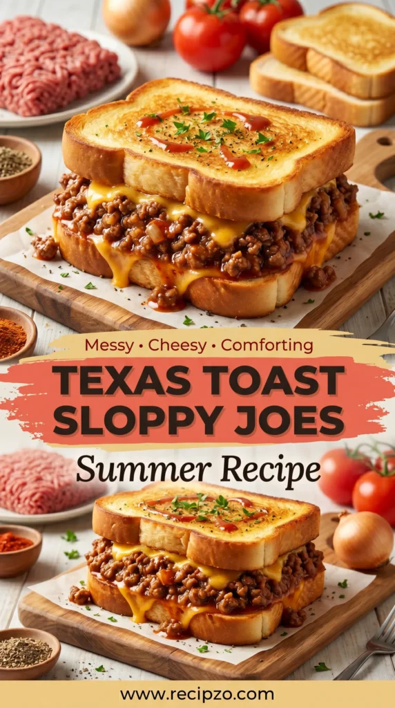 Texas Toast Sloppy Joes Summer Recipe