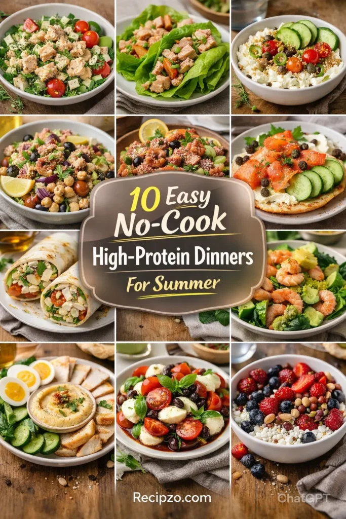 10 Easy No-Cook High-Protein Dinners for Summer