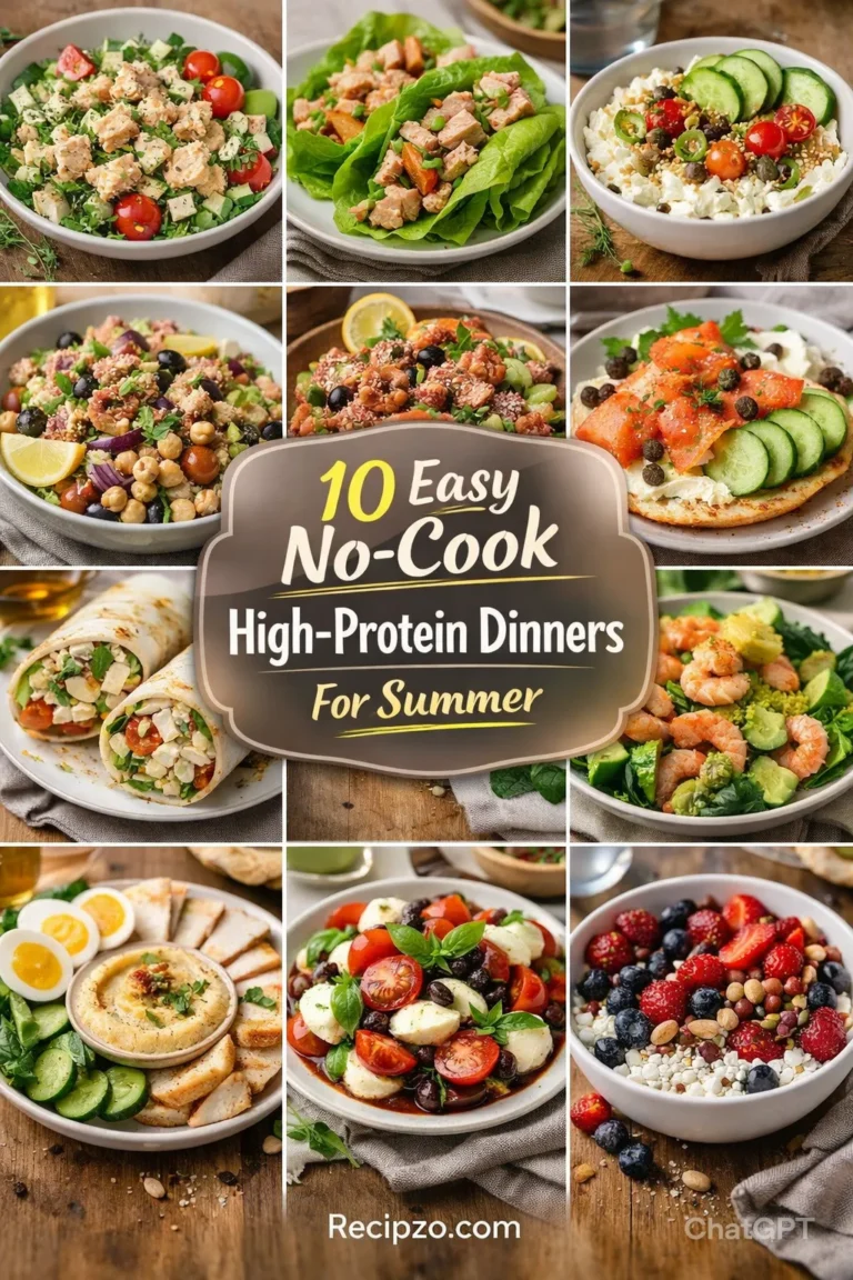 10 Easy No-Cook High-Protein Dinners for Summer
