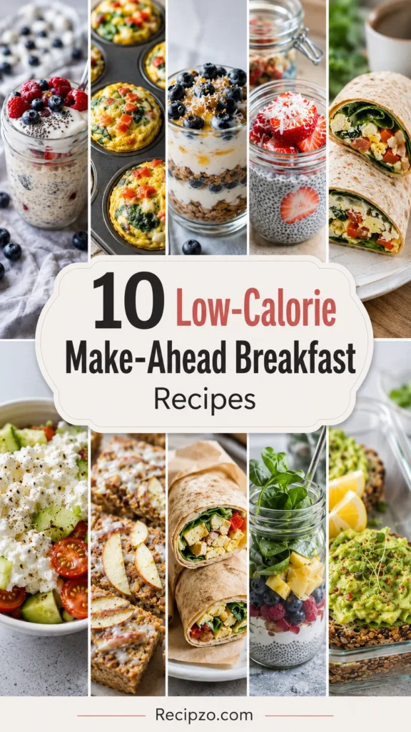 Low-Calorie Make-Ahead Breakfast Recipes