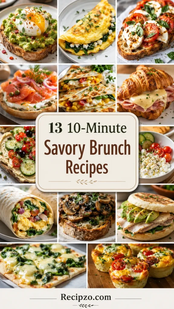 10-Minute Savory Brunch Recipes