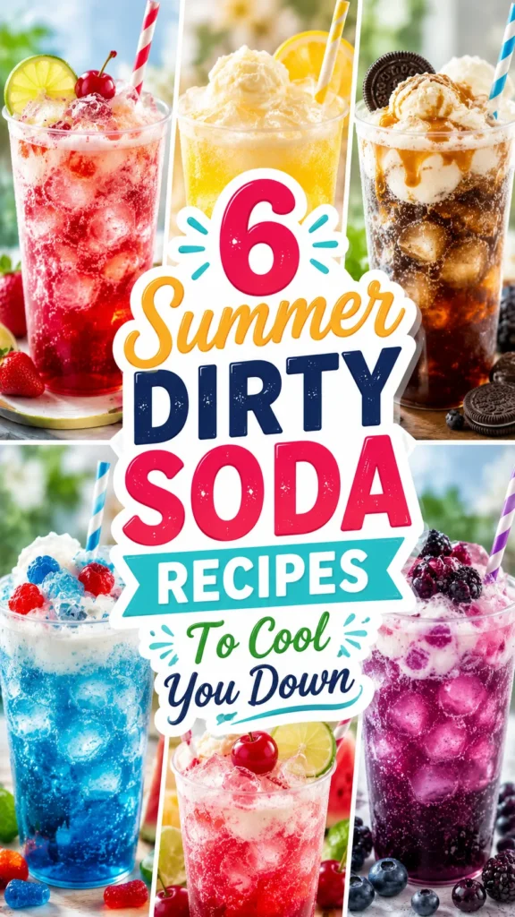 6 Summer Dirty Soda Recipes To Cool You Down