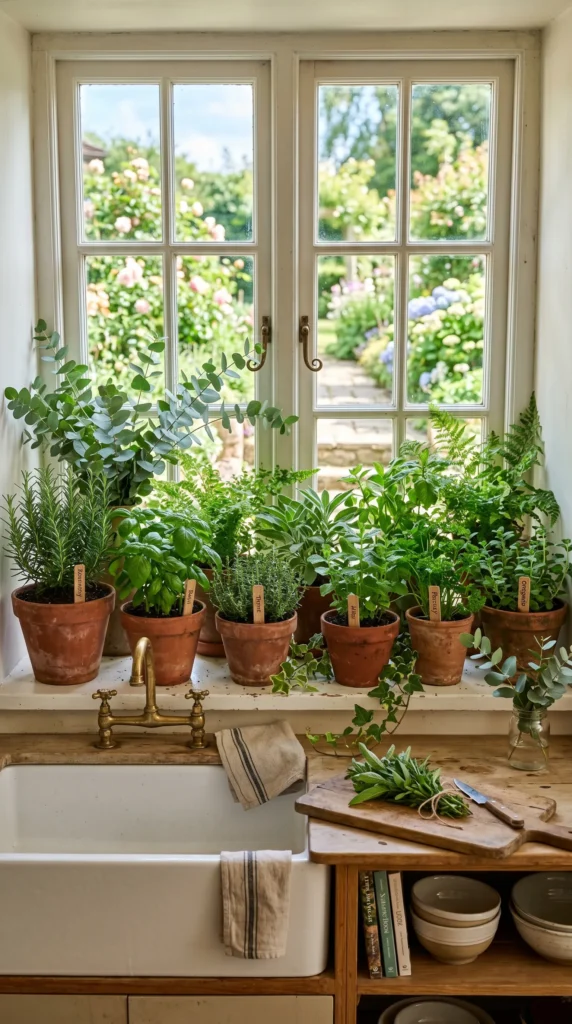 Add Greenery and Fresh Herbs