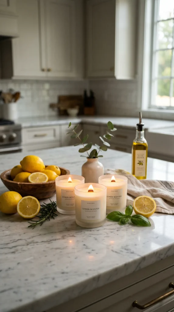 Add Lemon-Scented Candles