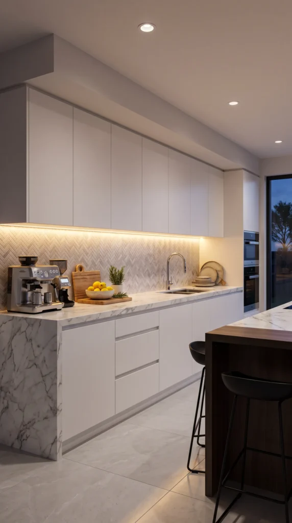 Add Stylish Under-Cabinet Lighting
